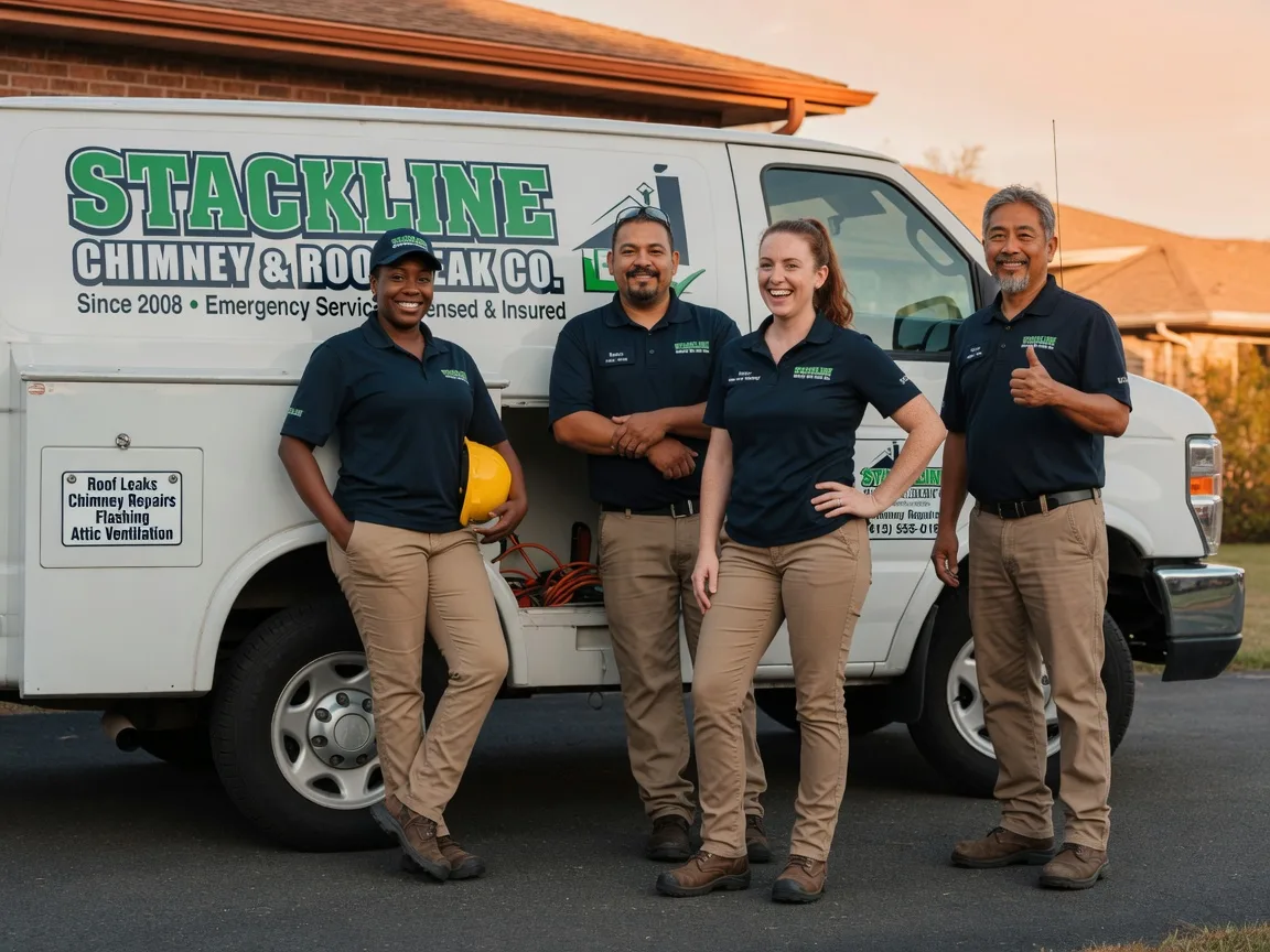Chimney flashing repair company in Pinehurst, NC